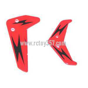 RCToy357.com - UDI RC U802 toy Parts Tail decorative set (Red)