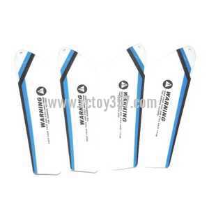 (image for) UDI RC U807 U807A toy Parts Main blades (Blue-White)
