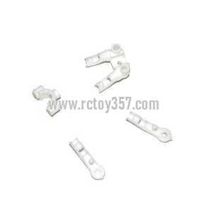 RCToy357.com - UDI RC U807 U807A toy Parts Fixed set of the tail decorative set and support bar (White)