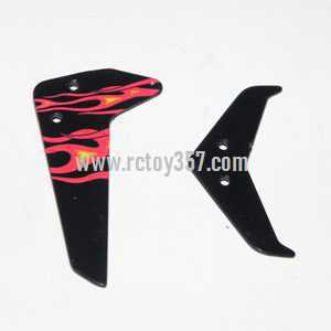 RCToy357.com - UDI RC U813 U813C toy Parts Tail decorative set (Black)