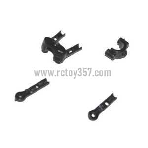 RCToy357.com - UDI RC U813 U813C toy Parts Fixed set of the tail decorative set and support bar (Black)