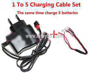 RCToy357.com - UDI RC QuadCopter Helicopter U830 toy Parts 1 to 5 wall charger and charging plug lines