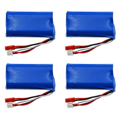 RCToy357.com - 18650 7.4V 1200mAh Battery 4pcs UDIRC UD1603 RC Car spare parts