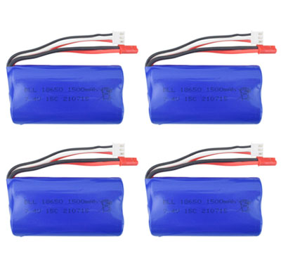 RCToy357.com - 18650 7.4V 1500mAh Battery 4pcs UDIRC UD1603 RC Car spare parts