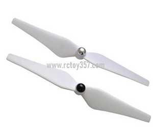 RCToy357.com - TALL H500-Z-01 Propeller 1pcs Forward + 1pcs Reverse (White) Walkera Tali H500 RC Drone Spare Parts
