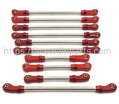 Metal Upgraded Full Car Tie Rod Wltoys WL 104020 RC Car Spare Parts (image for) Metal Upgraded Full Car Tie Rod Wltoys WL 104020 RC Car Spare Parts