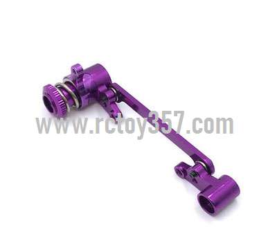 RCToy357.com - Metal upgrade steering group Purple WLtoys 124019 RC Car spare parts