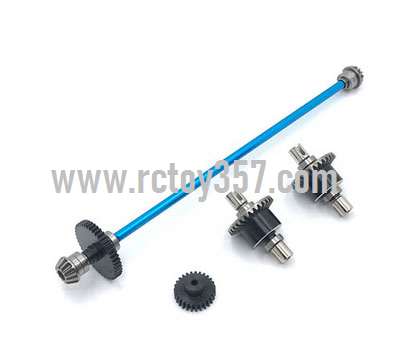RCToy357.com - Metal upgrade Total length of drive shaft + differential WLtoys 124019 RC Car spare parts