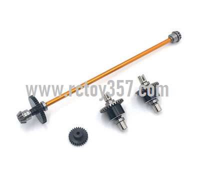 RCToy357.com - Metal upgrade Total length of drive shaft + differential WLtoys 124019 RC Car spare parts