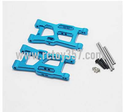 RCToy357.com - Upgrade metal Swing arm group[wltoys-124019-1250]Blue WLtoys 124019 RC Car spare parts