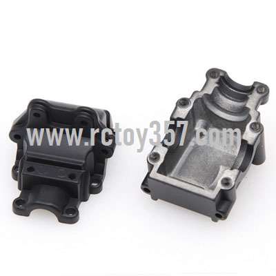 RCToy357.com - Upgrade metal Gearbox upper and lower cover group[wltoys-124019-1254]Black WLtoys 124019 RC Car spare parts - Click Image to Close
