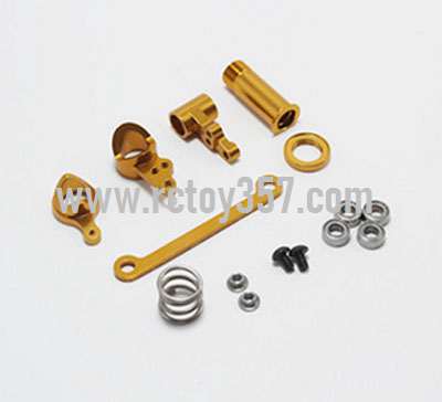 RCToy357.com - Upgrade metal Steering clutch assembly[wltoys-124019-1268]Golden WLtoys 124019 RC Car spare parts
