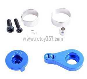 RCToy357.com - Wltoys 12428 RC Car toy Parts Upgrade metal Servo buffer A+Servo buffer B + Servo swing arm