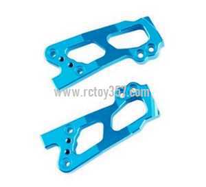 RCToy357.com - Wltoys 12428 B RC Car toy Parts Upgrade metal Rear suspension frame left + Rear suspension frame right - Click Image to Close