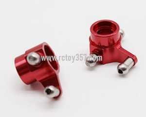 RCToy357.com - Wltoys K989 RC Car toy Parts Rear right steering cup + rear left steering cup [Red]