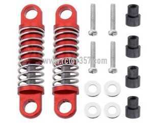 RCToy357.com - Wltoys K989 RC Car toy Parts Upgrade metal Shock Absorbers [Red]