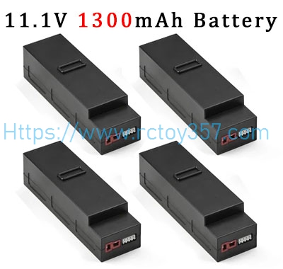 (image for) 7.4V 1300mAh Battery 4pcs WLtoys 124008 RC Car Spare Parts