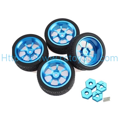 RCToy357.com - Metal tires + Metal connector WLtoys 124008 RC Car Spare Parts