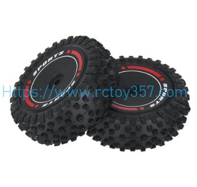 Front/Rear Tires Black WLtoys 144002 RC Car Spare Parts (image for) Front/Rear Tires Black WLtoys 144002 RC Car Spare Parts