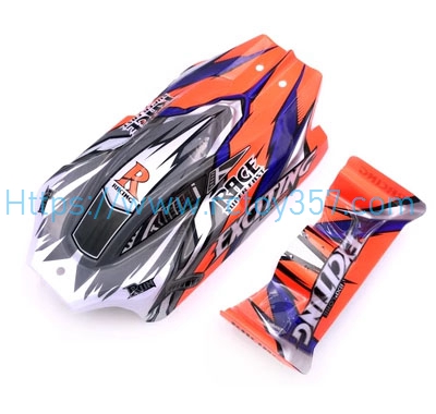 Body Shell Tail Wing Orange WLtoys 144002 RC Car Spare Parts (image for) Body Shell Tail Wing Orange WLtoys 144002 RC Car Spare Parts