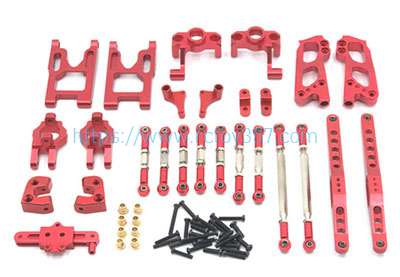 RCToy357.com - Metal Upgrade set Red WLtoys WL 12427 RC Car spare parts