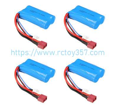 RCToy357.com - 7.4V 1500mAh Battery 4pcs WLtoys WL 12427 RC Car spare parts