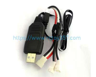 RCToy357.com - 1 charge 3 charge cables + USB Charge WLtoys WL 12427 RC Car spare parts