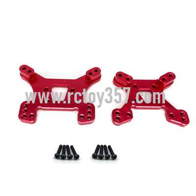 (image for) Metal upgrade Front shock absorber + rear shock absorber[144001-1302]Red WLtoys 144001 RC Car spare parts