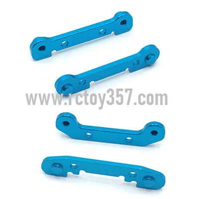 RCToy357.com - Front swing arm reinforcement sheet assembly + Back swing arm reinforcement[144001-1305+1306]Blue WLtoys 144001 RC Car spare parts