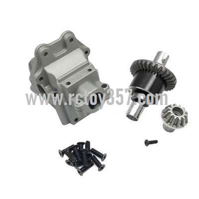 Metal gearbox upper and lower cover + differential + small umbrella teeth Silver WLtoys 144001 RC Car spare parts (image for) Metal gearbox upper and lower cover + differential + small umbrella teeth Silver WLtoys 144001 RC Car spare parts