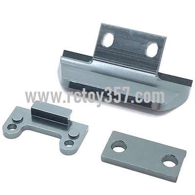 RCToy357.com - Metal upgrade Rear gearbox pressing parts + front anti-collision parts + anti-roll bar pressing parts[144001-1257]Silver gray WLtoys 144001 RC Car spare parts - Click Image to Close