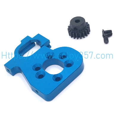 RCToy357.com - Upgrade metal Motor seat gear WLtoys 144002 RC Car Spare Parts