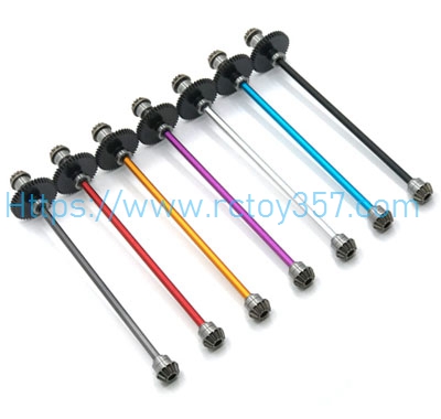 RCToy357.com - Upgrade metal Intermediate drive shaft assembly WLtoys 144002 RC Car Spare Parts