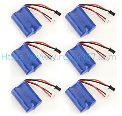 7.4V 1200mAh Battery 6pcs WLtoys 184011 RC Car Spare Parts (image for) 7.4V 1200mAh Battery 6pcs WLtoys 184011 RC Car Spare Parts