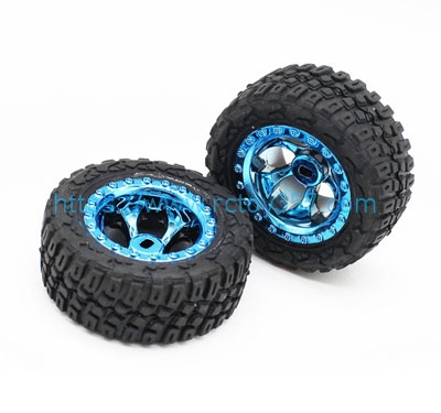 RCToy357.com - 284161-2133 Rubber Tire Wheel Tyre 2pcs WLtoys 284161 RC Car Spare Parts