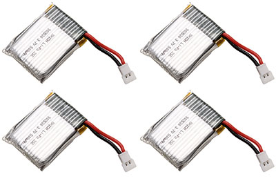 RCToy357.com - Battery 3.7V 500mAh 4pcs WLtoys CESSNA-182 F949S RC Airplane Spare Parts