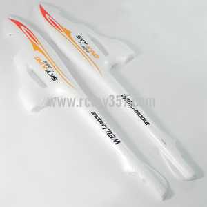 (image for) WLtoys F959 Sky King 2.4G 3CH 750mm Wingspan RC Airplane With Led RTF toy Parts Body set(Orange)