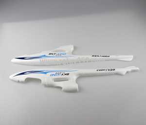 RCToy357.com - WLtoys F959 Sky King 2.4G 3CH 750mm Wingspan RC Airplane With Led RTF toy Parts Body set(Blue)