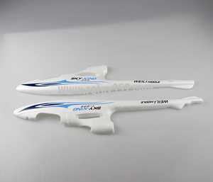 (image for) WLtoys F959 Sky King 2.4G 3CH 750mm Wingspan RC Airplane With Led RTF toy Parts Body set(Blue)