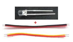 (image for) Wltoys Q242K RC Quadcopter toy Parts LED light + connection line