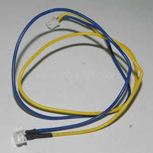 RCToy357.com - WLtoys WL Q333 RC Quadcopter toy Parts LED light connection cable[Yellow and Blue wire]
