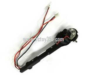 RCToy357.com - Wltoys Q353 RC Quadcopter toy Parts Rear motor base [red black line] right component