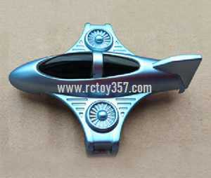 RCToy357.com - WLtoys Q808 mini RC Drone toy Parts Upper cover [blue]