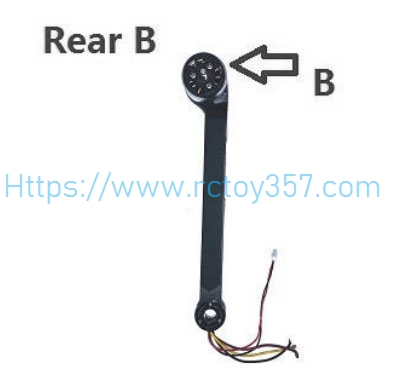 RCToy357.com - Q868-09 B Blade Left Rear Arm Assembly Wltoys XK Q868 RC Drone Spare Parts