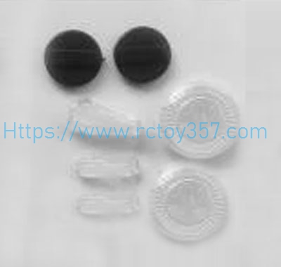 (image for) Q868-13 Front and Rear Lamp Cover Group Wltoys XK Q868 RC Drone Spare Parts