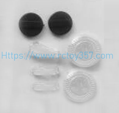 RCToy357.com - Q868-13 Front and Rear Lamp Cover Group Wltoys XK Q868 RC Drone Spare Parts