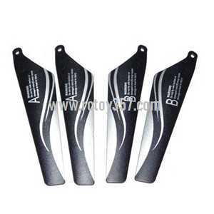 RCToy357.com - WLtoys WL S215 toy Parts Main blades(Black) - Click Image to Close