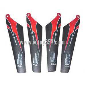 RCToy357.com - WLtoys WL S929 toy Parts Main blades(Red)