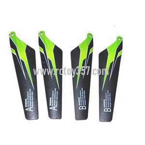 RCToy357.com - WLtoys WL S929 toy Parts Main blades(Green)