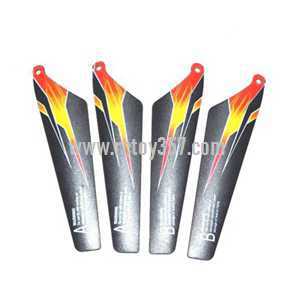 (image for) WLtoys WL S977 toy Parts Main blades(Red)